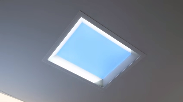 Три от рамките излъчват светлина, а четвъртата – сянкаИзкуственият LED
