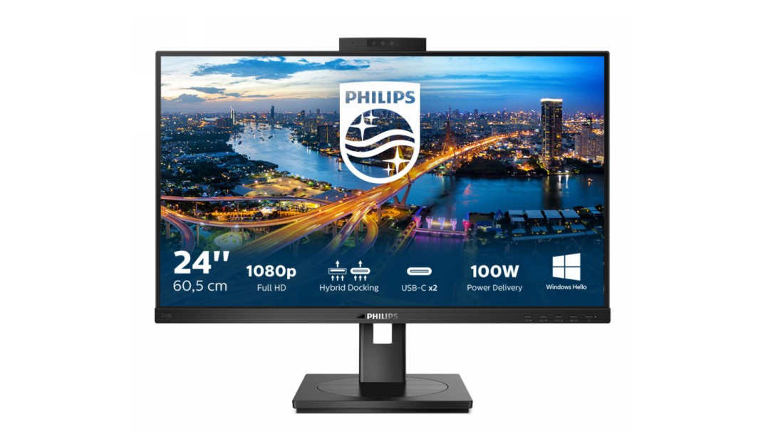 USB докингът във Philips мониторите осигурява универсално репликиране на портовете снимка