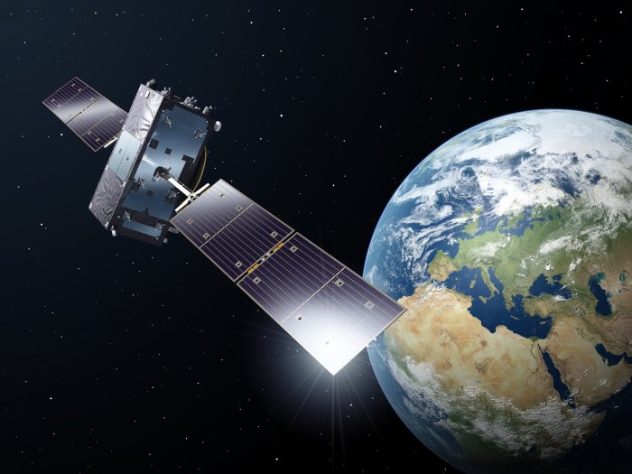 Понастоящем системата Galileo включва 26 сателита от първо поколение(снимка: ESA)
Европейската