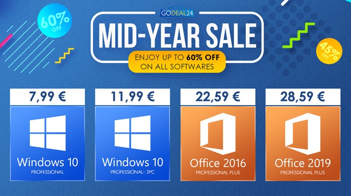 Godeal24 с най добрите оферти по време на Mid Year продажбитеMicrosoft официално