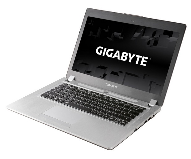 Gigabyte P34G e оборудван с 14-инчов екран с резолюция 1600х900 пиксела или Full HD