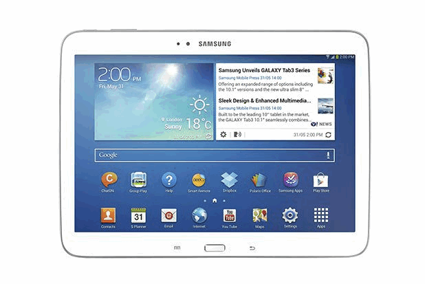 Galaxy Tab 3 предоставя 8- или 10,1-инчов екран с резолюция 1280х800
