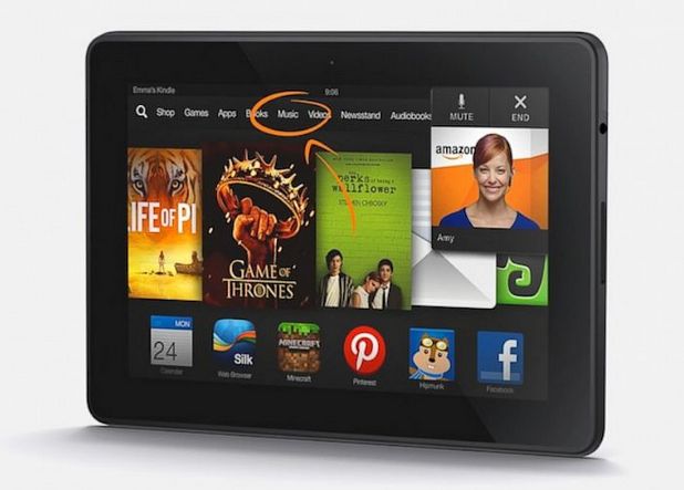 Amazon планира да пусне компактен таблет със скромни възможности на цена от само 50 долара (на снимката: Fire HDX)