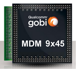 Gobi 9x45 е модем от клас Category 10 LTE, произведен по 20-нанометров технологичен процес 
