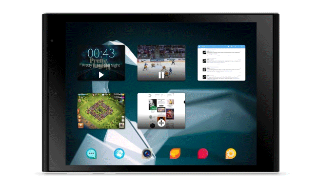 Jolla Tablet има екран с диагонал 7,85 инча и резолюция 2048?1536 пиксела