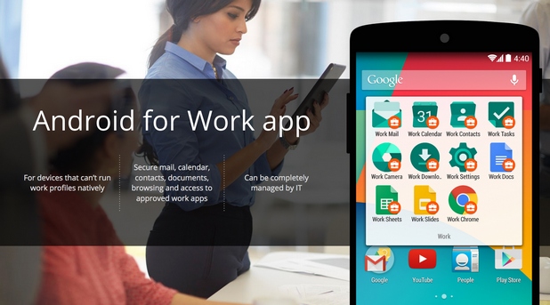 Android for Work вече се нарича просто Android