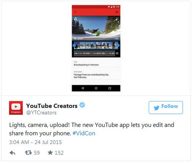 YouTube улесни мобилните потребители в редактирането и гледането на видео