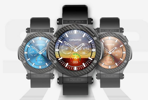 март часовникът Omate Rise има кръгъл дисплей с диаметър 1,3 инча и резолюция 360х360 пиксела