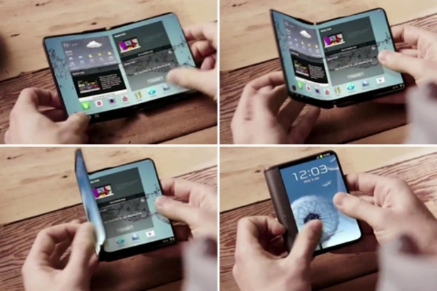 Очакваният смартфон с OLED дисплей ще може да се сгъва наполовина