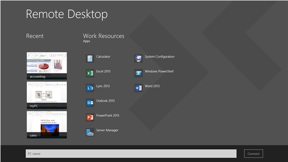 Приложението Microsoft Remote Desktop позволява достъп до отдалечени РС, работещи под Windows