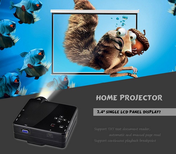 VS-320+ LCD Projector осигурява мултимедийно развлечение у дома, на изключително достъпна цена