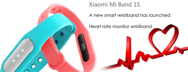 Xiaomi Mi Band 1S включва оптичен сензор за следене на пулса в реално време