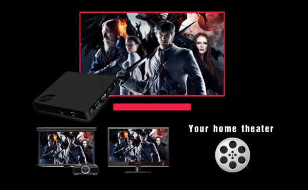 Beelink X2 TV Box се свързва към телевизор или монитор през HDMI интерфейс, за да разшири значително възможностите им