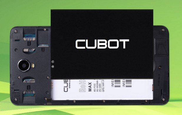 Вградената батерия на Cubot Max има капацитет 4100 мАч