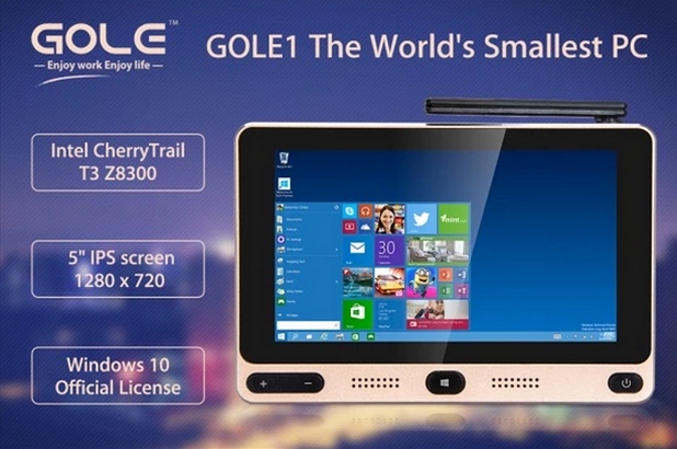 GOLE GOLE1 предоставя 5-инчов сензорен IPS екран с HD резолюция 1280x720 пиксела