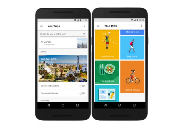 С помощта на Google Trips можете да планирате пътувания, да избирате места за посещение и да съхраняват маршрутите в паметта на смартфона си