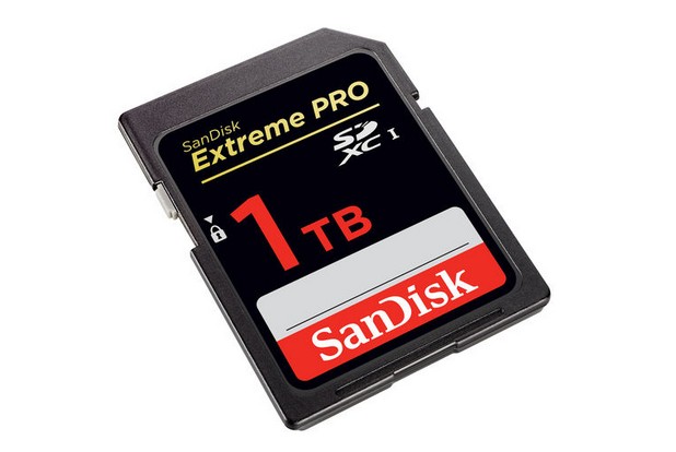 Новата SDXC карта SanDisk има рекордно висок капацитет от 1 TB