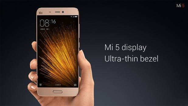 5,15-инчовият екран на XiaoMi Mi5 има резолюция Full HD