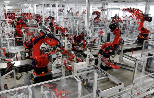 Производството на Foxconn в Китай е роботизирано в голяма степен