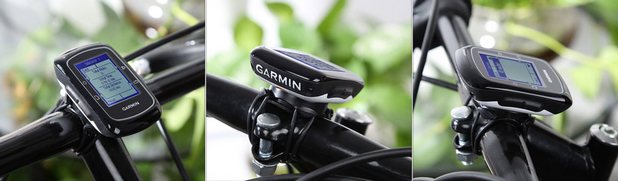 Garmin Edge 200 се прикрепя удобно на кормилото на велосипеда