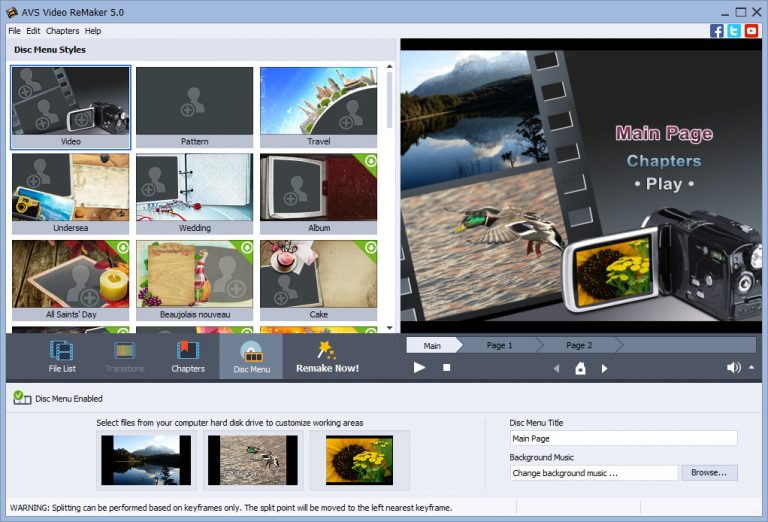 AVS Video ReMaker 6.8.2.269 for windows download free