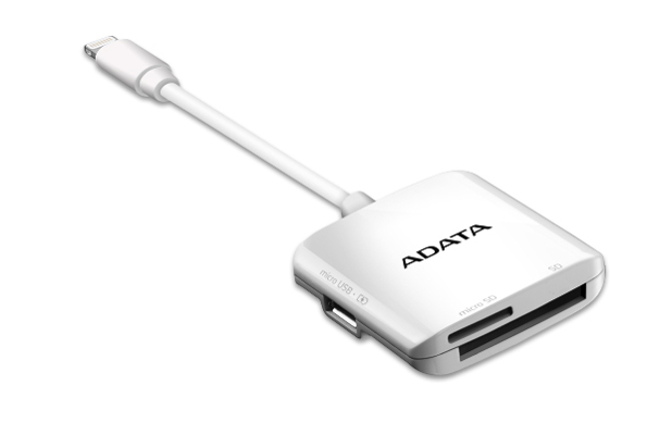 Четецът Adata AI910 разполага с Apple MFi сертификат и е способен да работи едновременно с различни платформи