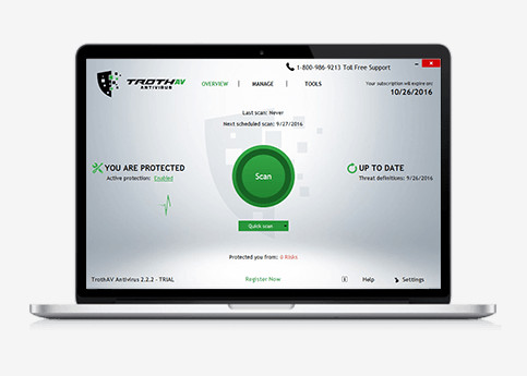  Освен че пази от вируси, TrothAV Antivirus може да усъвършенства систематичната продуктивност 