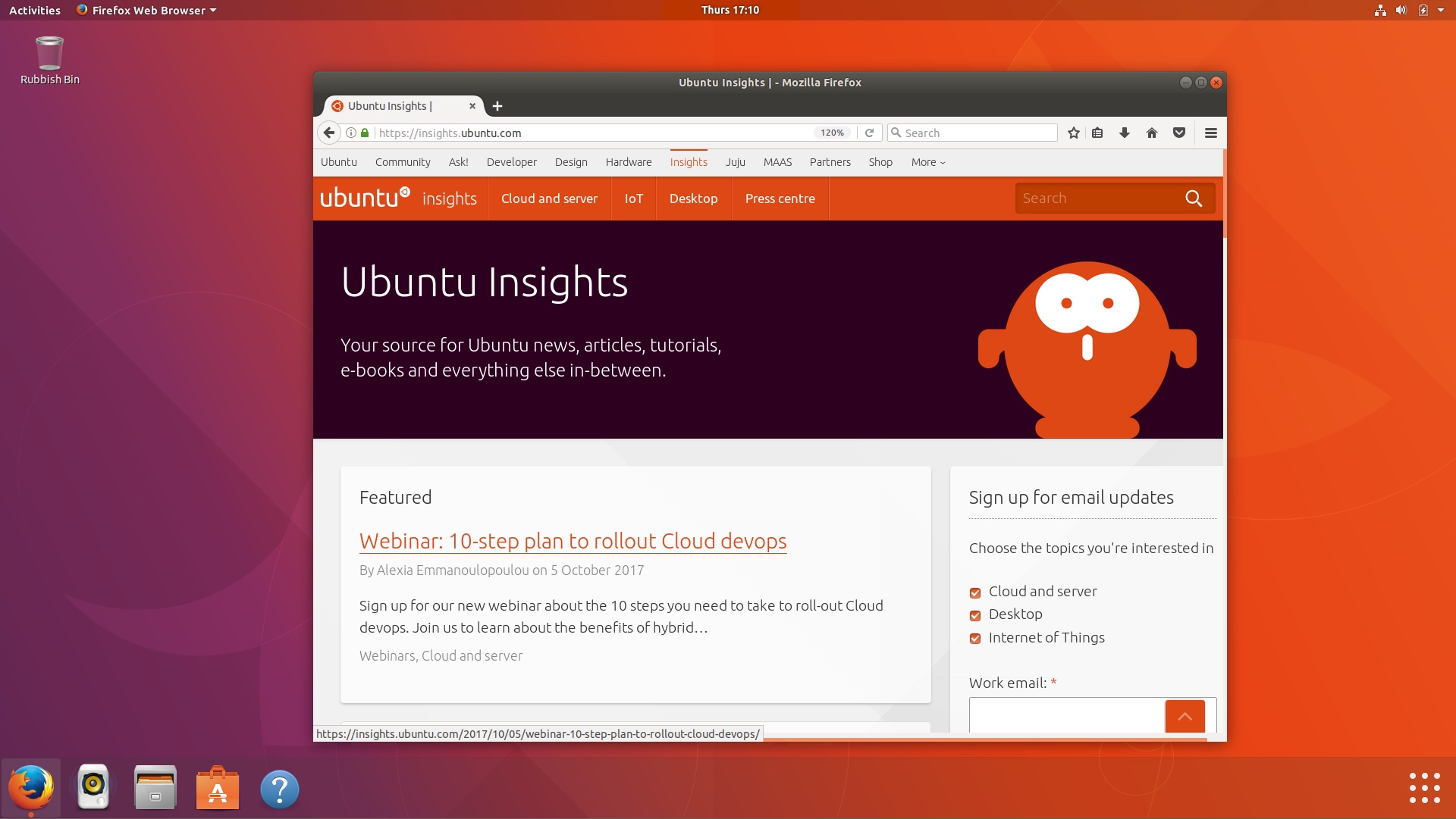 Новата версия с GNOME десктоп носи кодово име Bionic BeaverUbuntu