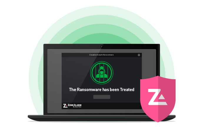 Държи потенциалните заплахи от рансъмуер извън компютъра  ZoneAlarm Anti-Ransomware осигурява