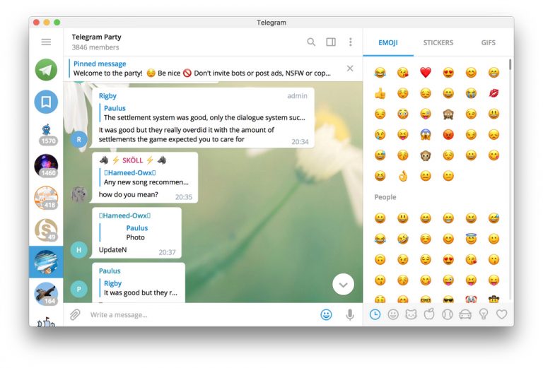 Telegram desktop не открывает картинки