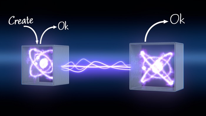 Технологията предава данни по съществуващите оптични кабелиОпростена схема на квантовата