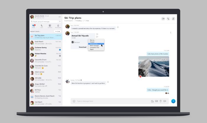 Нови функции правят процеса на комуникация по удобенОбновен Skype предлага повече