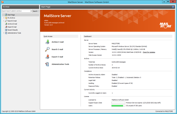 MailStore Server – лесно и надеждно имейл архивиране и управление ...