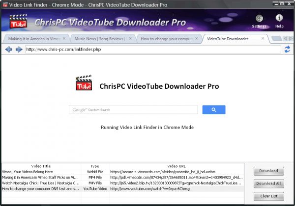 ChrisPC VideoTube Downloader Pro 14.23.0616 for ipod download