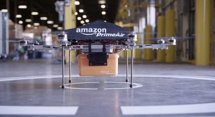 Новият дрон на Amazon е способен да излита вертикално като