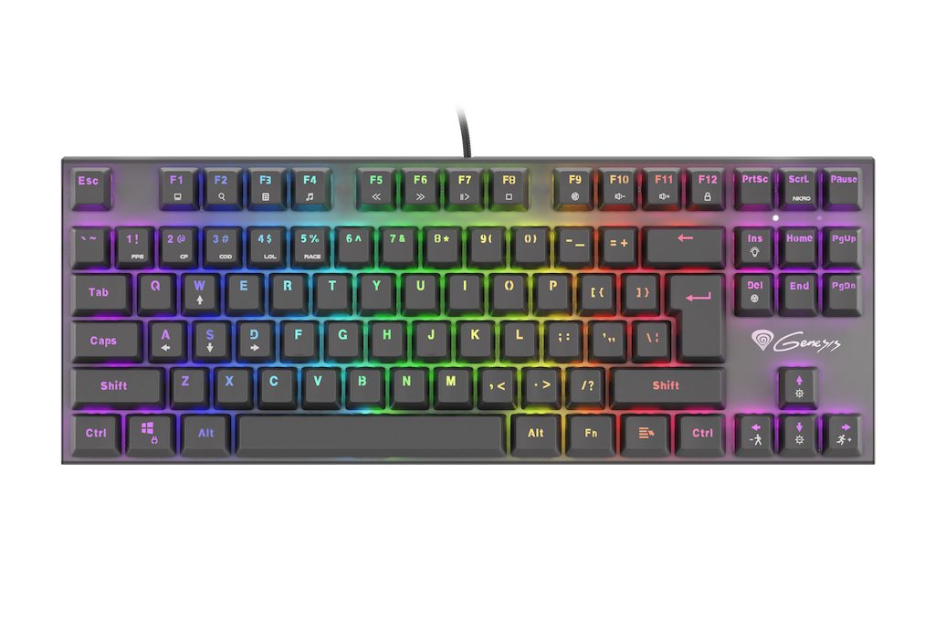 Механичната клавиатура Thor 300 TKL RGB идва с 25 различни