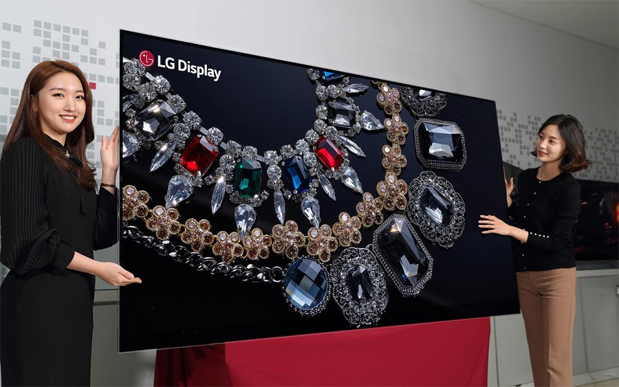LG Display вече предлага 88 инчов OLED панел с резолюция 8K снимка