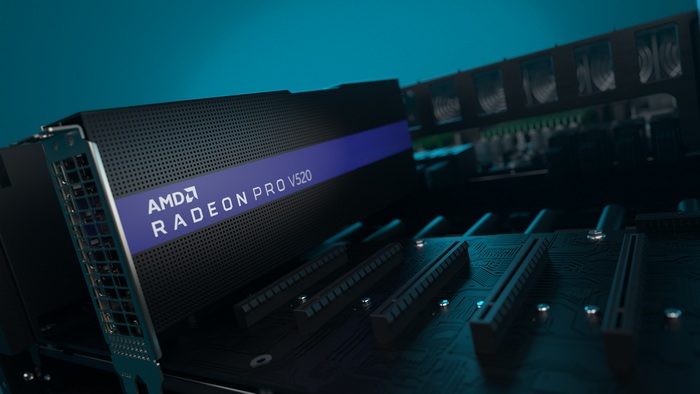 Radeon Pro V520 GPU е в основата на нови сървърни
