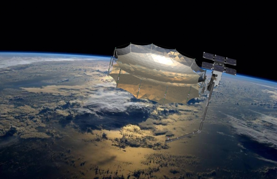 Сателитът на Capela вижда през нощта през облаци и дори