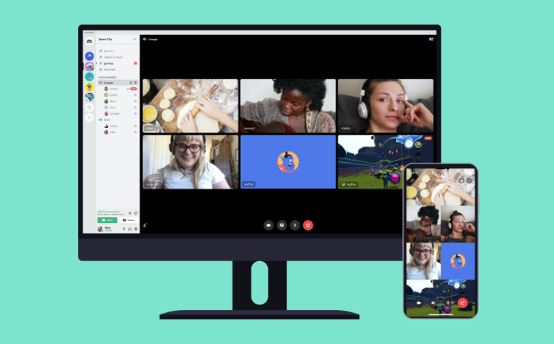Приложението Discrod предлага текстови съобщения гласови и видео разговори снимка Discord Сред