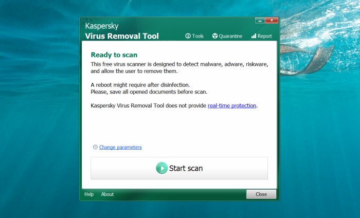 Kaspersky Virus Removal Tool 20.0.10.0 (05.11.2023) for mac download