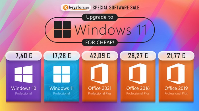 Атрактивни цени на софтуерни ключове от KeysfanMicrosoft вече пусна Windows