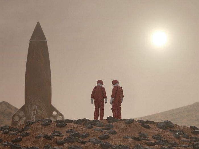 Утопичен сценарий разкрива как Марс може да стане обитаема планета снимка