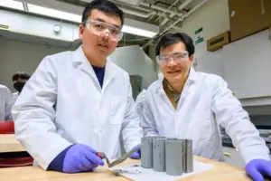 Учени Вашингтонския университет създадоха въглеродно отрицателен цимент снимка Washington State University Учени създадоха