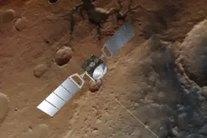 Марс Експрес вече две десетилетия изследва отблизо Червената планета снимка