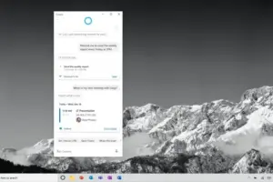 Гласовият асистент Cortana ще бъде заменен в Windows с AI