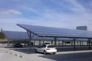 Соларните паркинги превръщат просторните навеси за автомобили в малки електроцентрали