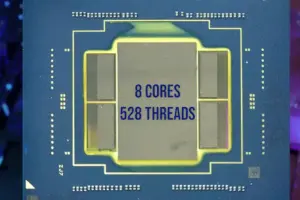 Иновативният чип с 528 нишки е базиран на RISC архитектураНовият