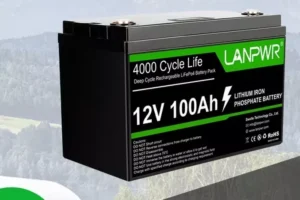 Батерията LANPWR 12V 100Ah Lifepo4 е компакта и лека много