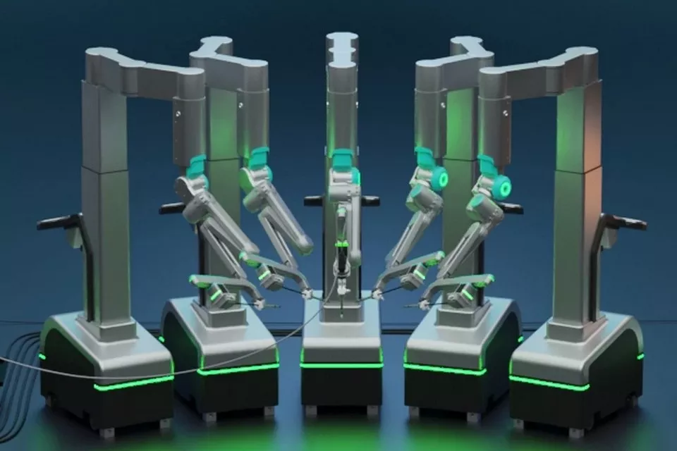 Роботизираната система за хирургия SSi Mantra 3 е модулна, многораменна,